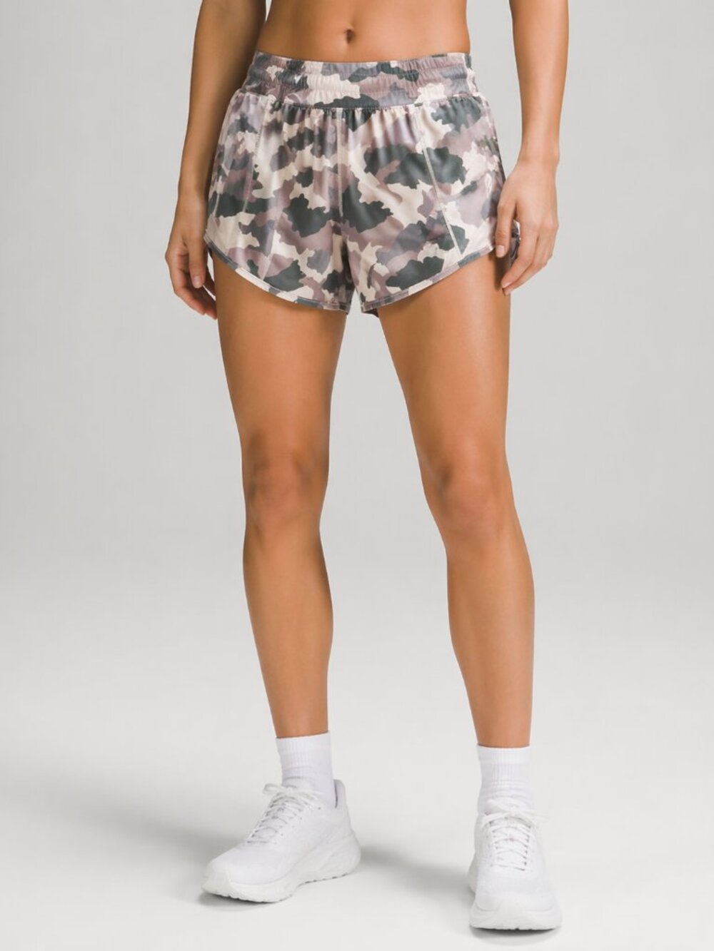 Lululemon Hotty Hot Shorts 4” Pink Camo | Women’s Running Athletic Mid Rise